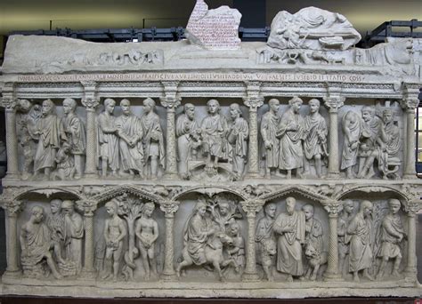 Sarcophagus of Junius Bassus: A Journey Through Late Antique Roman Iconography!